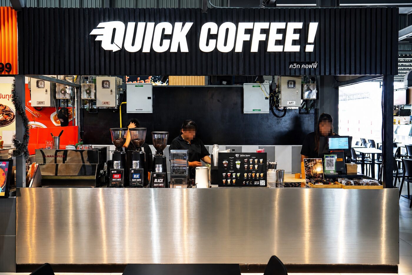 หน้าร้าน Quick Coffee